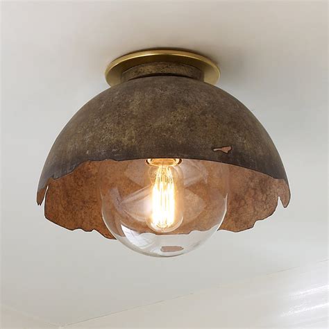 young house love rough edge metal ceiling light|Young House Love Lighting Collection .